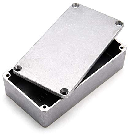 Scatola di Recinzione in Alluminio Pressofuso, Scatola Derivazione IP54 Impermeabile per Progetti Elettronici, per Alimentazione Esterna/Esterno, Argento, 145x121x39.5mm