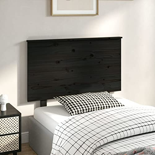 Festnight Kopfteile 1 STK.Kopfteil aus Stoff Bettkopfteil SchwarzWandschutz Bett Bettkopfteil für Bettgestell Schlafzimmer Headboard 94 x 6 x 82.5 cm Stoff