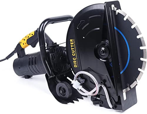 Generic 14 355mm Circular Saw Blade 100mm Cutting Depth with Water Pump, Electric Disc Cutter 2800W Concrete Cut-Off Machine