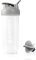 Menmamenma Protein Shaker Bottles Sports Protein Mixes Cup 700ml/24oz Water Bottle with Whisk Mixing Ball Leak-proof Lid Workouts Protein Shaker for Fitness Gym Milkshake (Grey)
