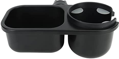 Kinderwagen-Snack-Tablett mit Becherhalter, Universal Kinderwagen Snack Tablett, Multifunktions-Kinderwagen-Snack-Organisator, abnehmbarer rutschfester Griff-Clip