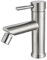 Marco Mammoliti | Miscelatore Rubinetto Bidet Monocomando Ekos in Acciaio Inox AISI 304 Satinato, Rubinetto Forma Tonda con Piletta Click Clack Inclusa, 17,5x14,2x4,8cm