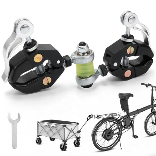 NCTNCX Gancio di traino per bicicletta compatibile con comuni reggisella da 10-45 mm, portata fino a 40 kg