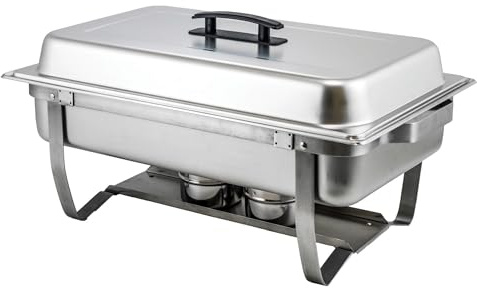 Winco Classic Chafer with Folding Stand, 8 Quart