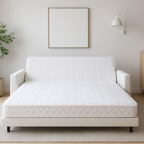 Literie Julien Matelas Très Ferme pour Tous BZ 160x200 x 10 cm - Découpe Assise 60 cm - 5 Zones de Confort - Noyau Poli Lattex HR Dernière Génération - Très Respirant