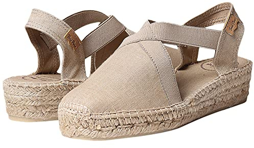 Toni Pons Verona - Vegan Wedge Espadrille for Women Made of Cotton.