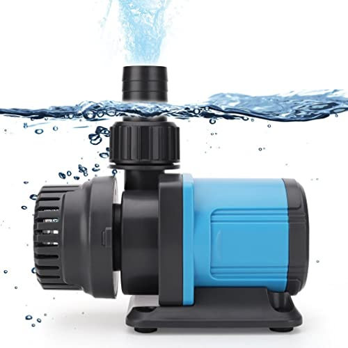 Bomba sumergible de 4000 l/h, bomba de agua ultrasilenciosa de 30 W, acuario de estanque de fuente, elevación de 4 m de altura con cable de alimentación de 2,2 m de largo para peceras, estanques