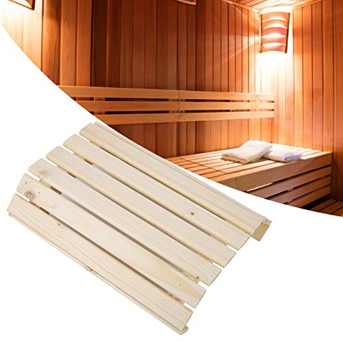 Sauna Lampenschirm Holz, Sauna-Licht-Lampenschirm, 30 cm, Lampenschirm Halbkreis für Saunalampen, Praktischer Lampenschirm für die Saunakabine, zum Schutz der Anti-Explosionslampe im Saunaraum