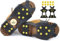 2 Paar Spikes für Schuhe Winter Schuhspikes Spikes Schuhkrallen Shoe Spikes Anti Rutsch Sohle Steigeisen für Schuhe im Winter Schneespikes Schuh Spikes Schuhkralle Schneekette für Stiefel