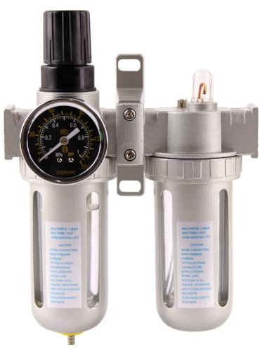 1/4 Air Compressor Water Trap Air Filter Compressor Pressure, Separator Oil Water Filter for Air Tools System Air Compressor Protection