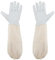 ZORVUJI Imkerhandschuhe Ziegenleder 48CM, Stichfeste Imker Handschuhe Herren Damen, Imkereibedarf Zubehör Mit Belüfteten Ärmeln, Beekeeper Handschuhe Für Anfänger & Profis
