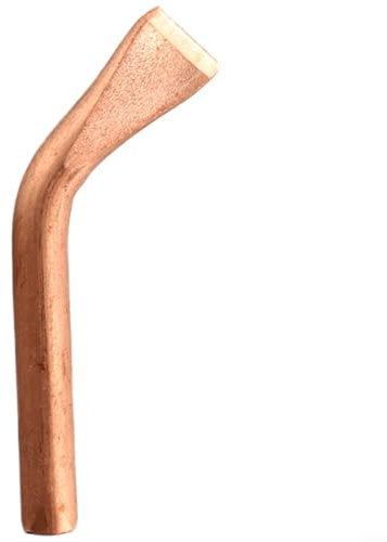 Pointe à souder en cuivre 75-200 W pour fer à souder électrique, chauffée à l'extérieur, haute puissance, forme ciseau pour soudure à grande échelle