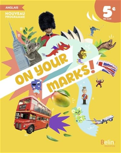 Manuel Anglais 5e On your marks!: Manuel élève