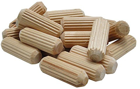 Richelieu | (36-Pack) 1/4-inch x 1 1/8-inch Fluted Beechwood Dowel Pin