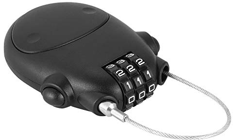 Hochwertiges ABS-Material, Kinderwagenschloss Fahrradschloss, Schloss, damit das Fahrrad den Kinderwagen verriegeln kann(black)