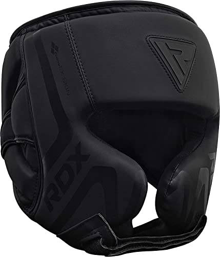RDX Kopfschutz Boxen für Kickboxen, Kampfsport, MMA Training, Maya Hide Leder Kara Sparring Thaiboxen Kopfschützer, Boxhelm Krav MAGA Muay Thai, Karate und Taekwondo Headgear