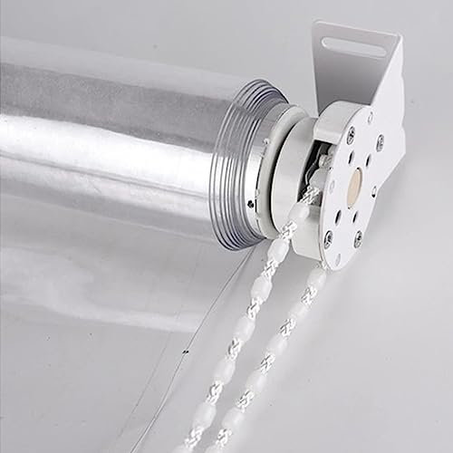 Transparente, wasserdichte Rollos für Fenster, staubdicht und wärmeisoliert, Außenrollos für Hotel- und Büro-Trennwände, transparent, regenfest, Kunststoff-Fensterrollo, 60 x 120 cm