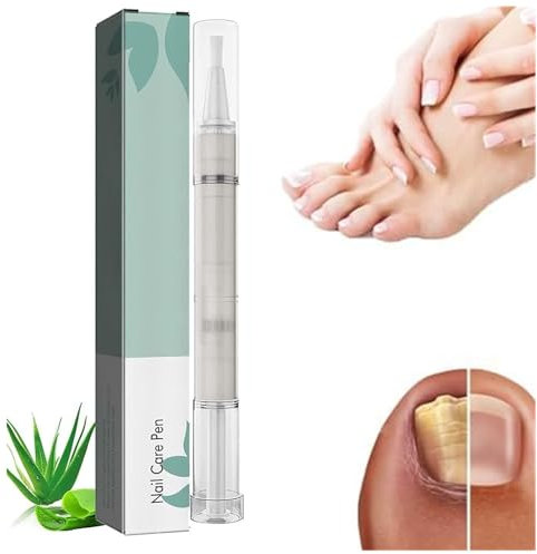 Nail Care Pen, Nail Growth Serum, Nail Treatment Pen, Cuticle Oil For Nails, Nail Growth Treatment Nourishment Cuticles, Foot Care Nail Repair Pen, Containing Aloe Vera & Tea Tree Oil (1)