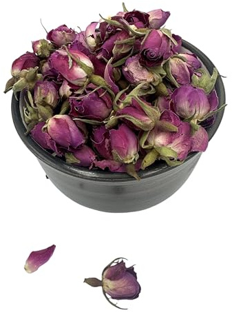 Bourgeons de rose séchés, pétales de rose 20 g-1,9 kg Rose Damascena (30 g)