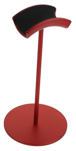 iplusmile Data Supporto Per Cuffie Da Tavolo in Metallo Rosso Espositore Per Cuffie Da Gaming e Computer Organizzatore Scrivania