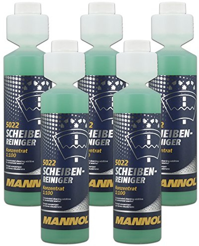 5x 250 ml Scheibenklar Konzentrat Mannol