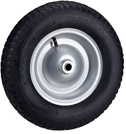 Relaxdays, brouette noire de 200 kg, Roue de Secours