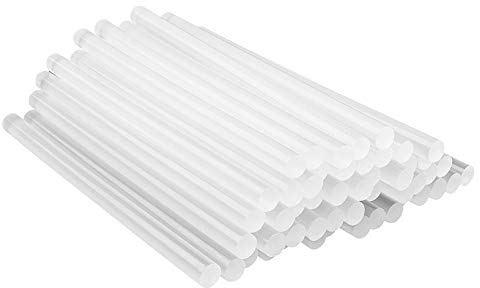 Ideen mit Herz Universal Heißklebepatronen | Heißklebesticks für große Heißklebepistolen | Heißkleber Sticks | Ø 11 mm | 20 cm lang | 50 Stück (klar transparent)