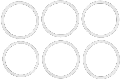 6 Stück Ersatz Für Becherdeckel Reisebecher Ersatzdichtung Silikon Wasserflaschen Dichtungsringe Tassen Dichtungsringe