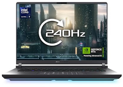 ASUS ROG Strix G16 G615LP Gaming Laptop | 16.0 240Hz Screen | Intel Core Ultra 9 275HX | NVIDIA GeForce RTX 5070 | 32GB RAM | 1TB PCIe SSD | RGB Backlit Keyboard | 3 Month Xbox Gamepass | Windows 11