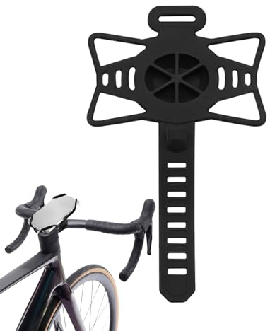 Supporto per Telefono da Bicicletta Silicone, Girevole 360°, Impermeabile,