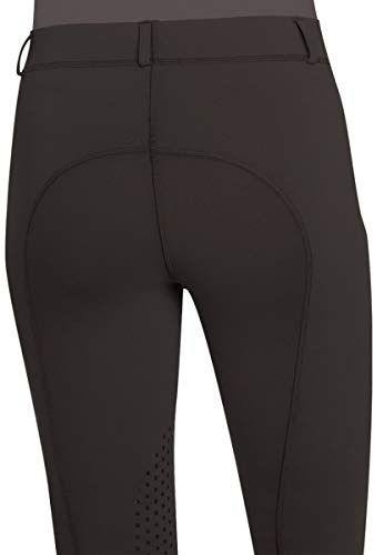 Ovation Ladies AeroWick Silicone Knee Patch Black Tights, Large (30 Regular)