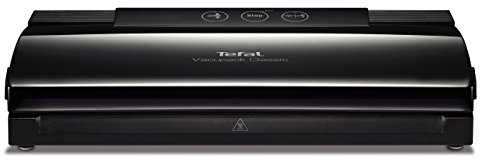 Tefal Vacupack classic VT254070 - Envasadora al vacío, con función sellar y parar, diseño moderno y compacto para fácil almacenaje, incluye 18 bolsas, conserva tu comida fresca más tiempo