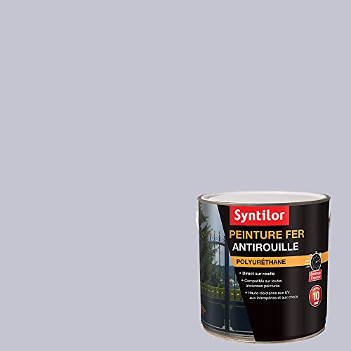 Syntilor - Peinture Fer Ultra Protect Gris Alu Satiné RAL 7040 1,5L