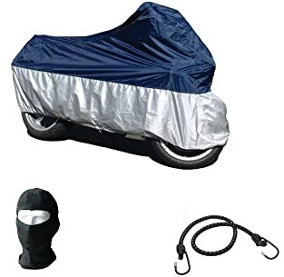 Kompatibel mit Ducati SportCLASSIC 1000 PAULS.Le Motorrad-Abdeckplane, wasserdicht, staubdicht, aus Nylon, universal, für Motorroller, XL, 246 x 105 x 127 cm