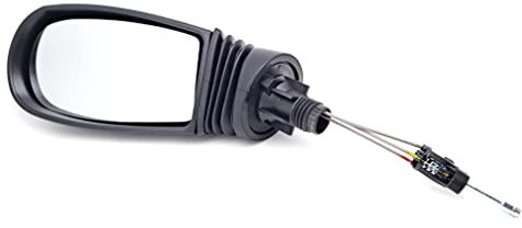 BSSTORE Specchietto Retrovisore Esterno Nero per PUNTO dal 1999 al 2012 (188) Completo con Specchio e Regolazione Meccanica (Sinistro - Lato Conducente)