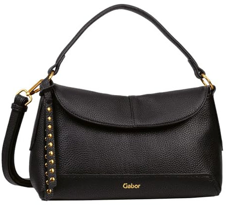 Gabor bags Marieta Damen Überschlagtasche Umhängetasche Mittelgroß Schwarz