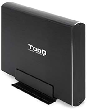 Carcasa de Aluminio para Discos Duros HDD de 3.5 (SATA I/II/III, USB 3.0), con indicador LED en Color Negro. Ideal para Proteger y Transportar Tus Discos Duros con Estilo y eficiencia.