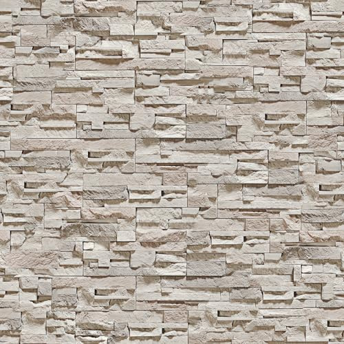 ANLIKY-Pro Papier peint autocollant effet pierre, 44X600CM effet ombre et lumière, amovible, décoratif, pour meubles, armoires et murs.