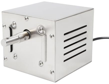 ZENGRICE Accessoires de barbecue - Moteur de barbecue 220 V - Moteur tournebroche 25 W - En acier inoxydable - Barre pivotante - Longue durée de vie - Moteur pour cochon de lait - Pour rôtir le porc