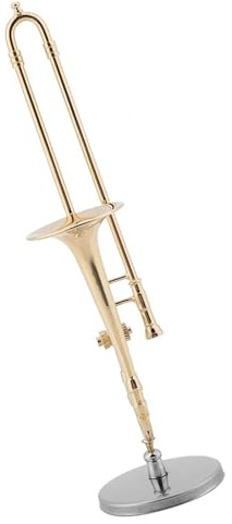 HJKLBGT Ornamenti per Pianoforte a Coda Ornamenti per Strumenti Musicali in Miniatura con Supporto per Trombone