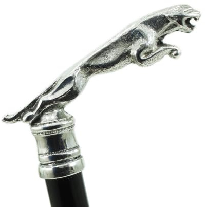 CAVAGNINI Bastón de madera de rosa para los hombres para los ancianos personalizado elegante moda para las mujeres hecho a mano en Italia Jaguar