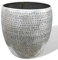 aubaho Pflanzkübel Pflanzschale Blumentopf Garten gehämmertes Aluminium Antik-Stil 41cm