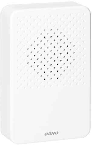 ORNO Lark Maxi AC Timbres para Casa con Cable Electrónico Monótono 230V (Blanco)