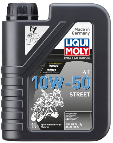 LIQUI MOLY Motorbike 4T 10W-50 Street | 1 L | Motorrad 4-Takt-Öl | Art.-Nr.: 21725