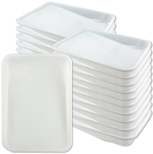 Great Andrew 9-Inch Paint Tray Liner, 21 PCS Plastic Paint Roller Tray Liner Set, Disposable Paint Pan Liners for Painting House, Walls, Floors, Home Improvement DIY Projects