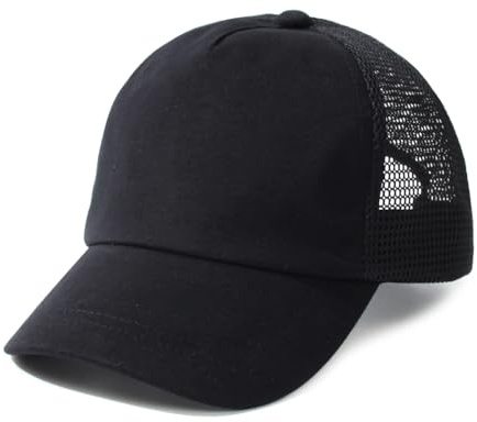 DRESHOW Bambino Cappello Sole Unisex - Tinta Unita & Dinosauro Fantasia Trucker per Ragazze e Ragazzi