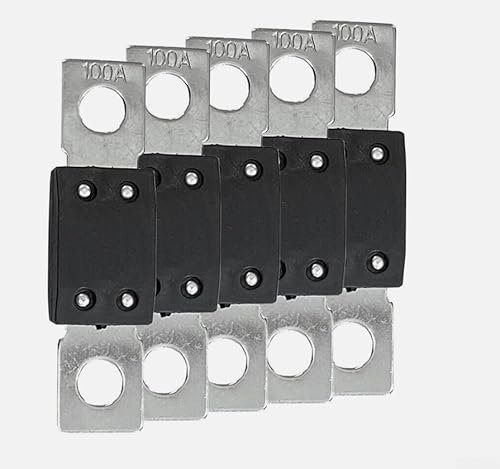 Sicherung für Mega 60A 80A 100A 125A 200A 300A 250A 70V für 48V Systeme Auto Sicherung Elektrische Teile und Zubehör (100A) 5 Stück