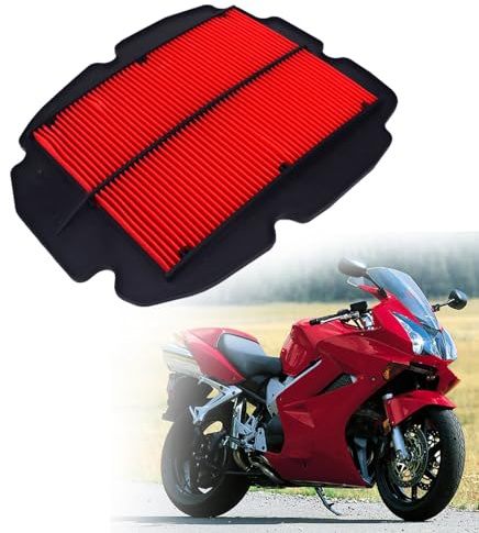 Filtro dell'aria per moto, in garza di cotone, filtro dell'aria di ricambio per motore per VFR 800 FI Interceptor 1998-2001 VFR 800 FI Interceptor, V-TEC, ABS 2002-200