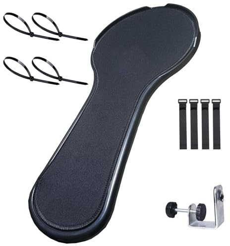 Morain Accoudoir ergonomique pour chaise de bureau et table avec fixation de barrière sécurisée