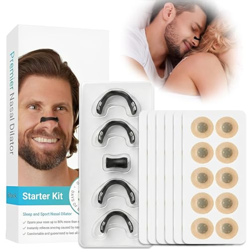 30 Paia Dilatatore Nasale Magnetico, Cerotti Nasali, Cerotti Nasali Magnetici, Dilatatore Nasale, Cerotti Nasali Magnetici Antirussamento, Comfort, Respirazione Libera e Sonno Profondo